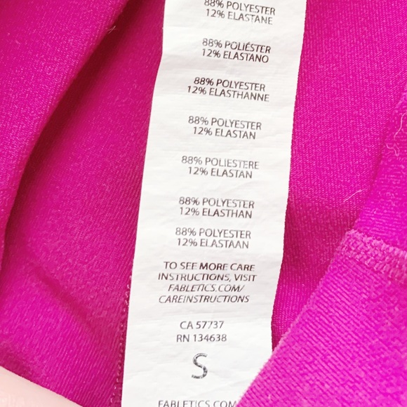 LIKE NEW! PINK MAGENTA CAPRI WORKOUT GYM LEGGINGS! - Picture 5 of 5